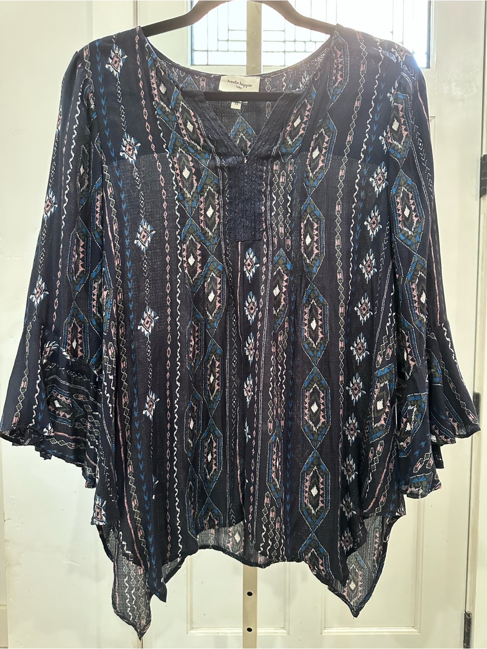 Haute Hippie Tribe Flowy Blouse
